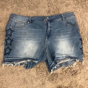Barley worn Jean shorts
